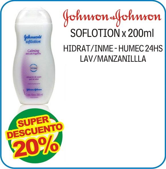 johnson & johnson softlocion x200ml